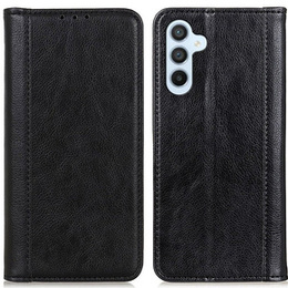 Pouzdro pro Samsung Galaxy S24, Wallet Litchi Leather, černé