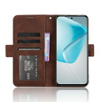 Klopové pouzdro pro Infinix Hot 50 Pro 4G, Card Slot, hnědé