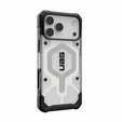 Pouzdro Urban Armor Gear pro iPhone 17 Pro Max, Pathfinder MagSafe, Ice/Silver
