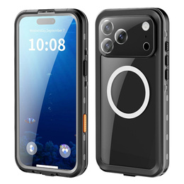 Pouzdro pro iPhone 17 Pro Max, vodotěsné IP68, SHELLBOX MagSafe, černé