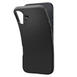 Pouzdro Spigen pro iPhone 16, Liquid Air, černé + 9H tvrzené sklo