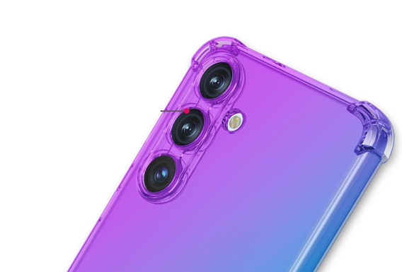Pouzdro pro Samsung Galaxy A56, Gradient Dropproof, Fialová / modrá