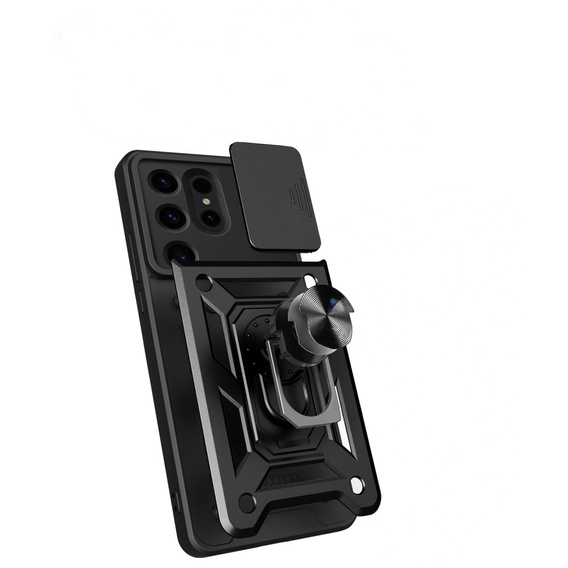 Pouzdro pro Samsung Galaxy S24 Ultra, CamShield Slide, černé