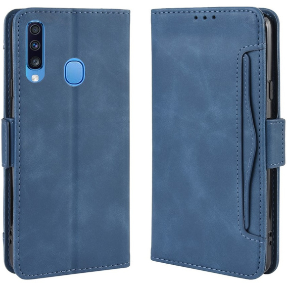 Klopové pouzdro pro Samsung Galaxy A20s, Card Slot, námořnicky modré