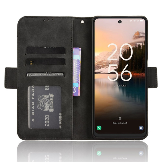 Klopové pouzdro pro TCL 40 NxtPaper, Card Slot, černé