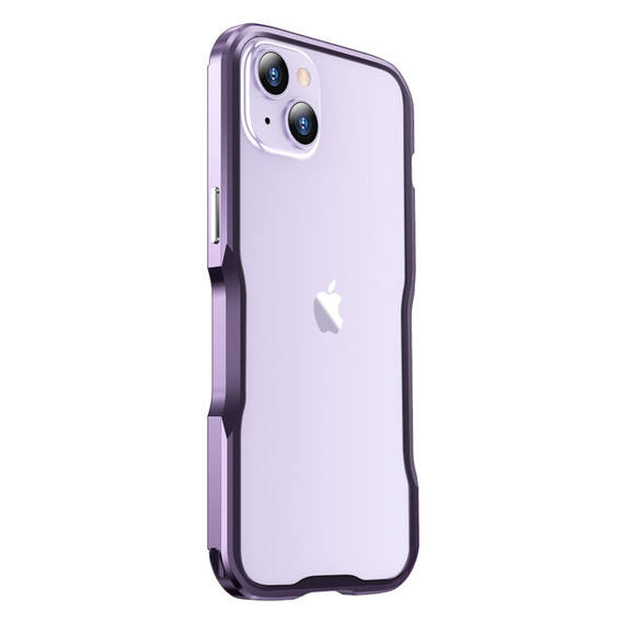 Pouzdro LUPHIE pro iPhone 14 Plus, Armor Bumper, fialové