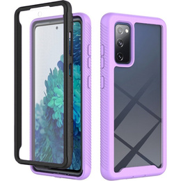 Pouzdro pro Samsung Galaxy S20 FE, Shockproof, s fólií, fialové