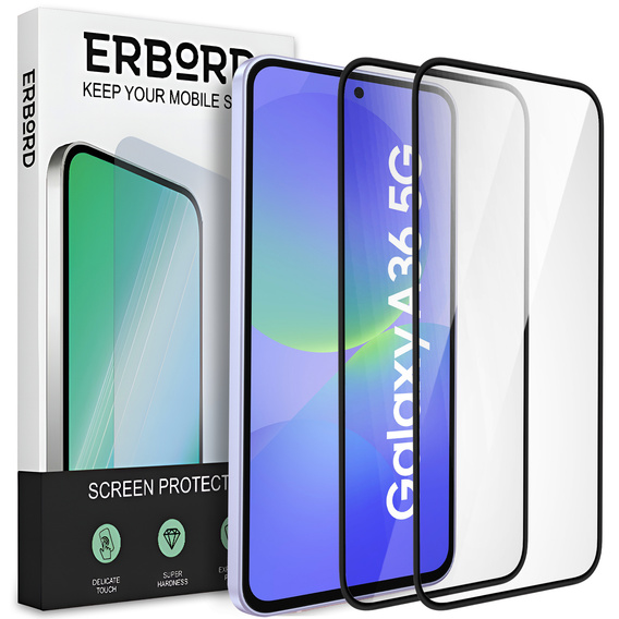 2x keramické hybridní sklo ERBORD pro Samsung Galaxy A36 5G