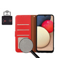 Flipové pouzdro pro OnePlus 12 5G, KHAZNEH RFID, červené / černé