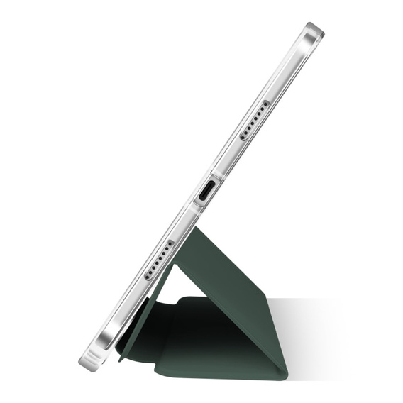 Pouzdro pro iPad Pro 11 2022 / 2021 / 2020, Smartcase Hybrid, se slotem na stylus, tmavě zelené