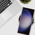 Pouzdro pro Samsung Galaxy S23 Ultra, MagSafe Hybrid, růžové rose gold