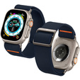 Pasek z Etui SPIGEN do Apple Watch 7 / 8 45mm, Metal Fit Pro, Szary