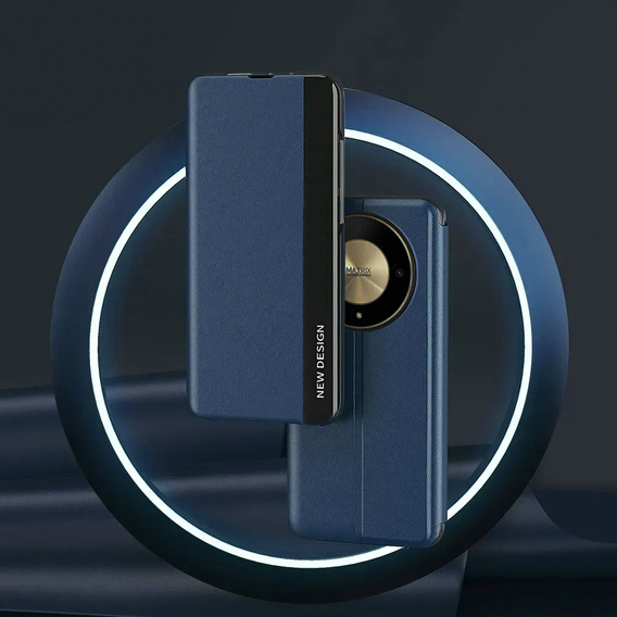 Klopové pouzdro pro Honor Magic 6 Lite 5G, Side Magnetic, modré