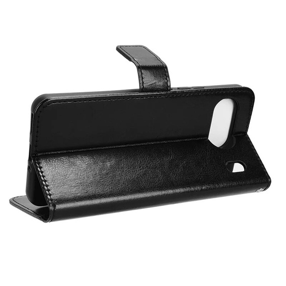 Klopové pouzdro pro OnePlus Nord 4, Crazy Horse Wallet, černé