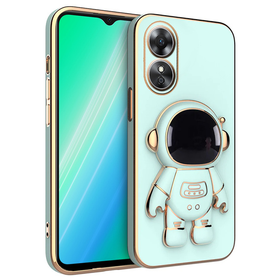 Pouzdro pro Oppo A17, Astronaut, zelené