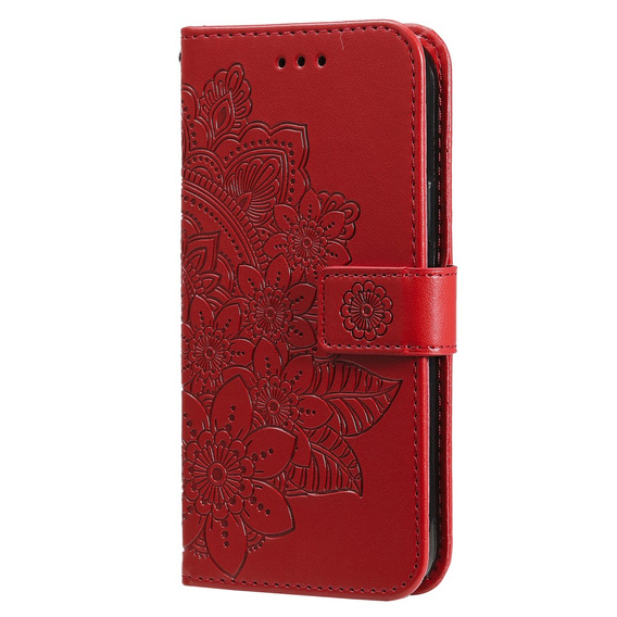 Klopové pouzdro pro Xiaomi Redmi Note 13 5G, Mandala, červené