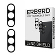 2x tvrzené sklo ERBORD pro kameru na Samsung Galaxy A54 5G, černé