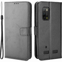 Klopové pouzdro pro Ulefone Armor X10 / X10 Pro, Wallet Smart Magnet Case, černé