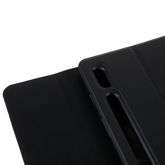 Pouzdro + klávesnice Samsung Galaxy Tab S7 T870/T875 / S8, Pen Slot, černé