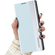 Klopové pouzdro pro Samsung Galaxy M53 5G, Side Magnetic, světle modré