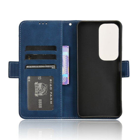 Klopové pouzdro pro Vivo Y19s, Card Slot, námořnicky modré