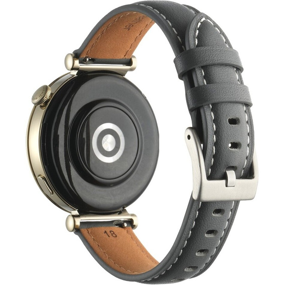 Řemínek z přírodní kůže pro hodinky s šířkou uchycení 18 mm