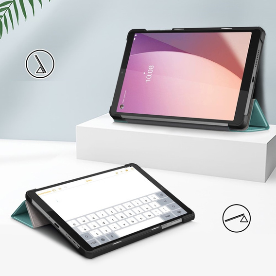 Pouzdro pro Lenovo Tab M8 Gen 4 TB-300FU, Smartcase, zelené