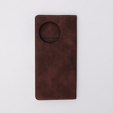 Pouzdro pro OnePlus 11 5G, ERBORD Vintage peněženka s klopou, tmavě hnědá