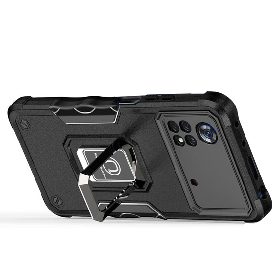 Pouzdro pro Xiaomi Poco X4 Pro 4G, Dual-Layer Armor, černé