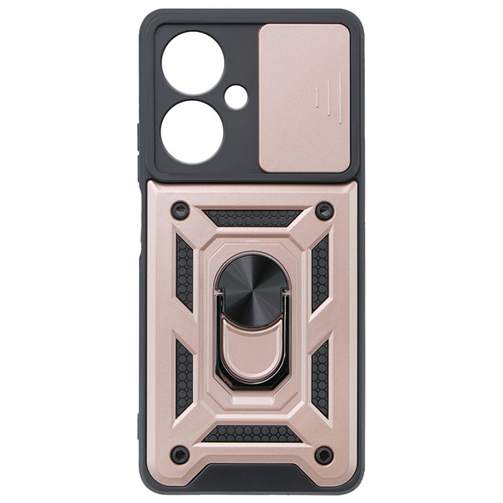 Pouzdro pro Oppo A79 5G, CamShield Slide, růžové rose gold
