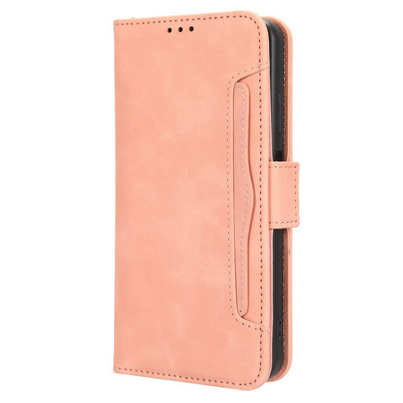 Klopové pouzdro pro Realme Note 50, Card Slot, růžové