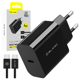 Blavec GaN4 45W USB-C PD/QC síťová nabíječka s USB-C - USB-C kabel pro zařízení s USB-C: smartphony, tablety a lehké notebooky