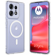Pouzdro pro Motorola Edge 50 Pro, Fusion Hybrid, pro MagSafe, průhledné