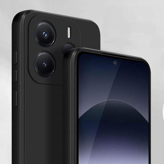 Pouzdro pro Xiaomi Redmi Note 14 4G, Silicone Lite, černé