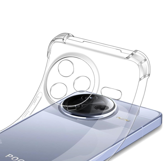 Pouzdro pro Xiaomi Poco F7 Pro, Dropproof, průhledné