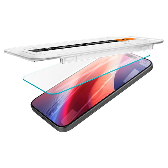 Spigen tvrzené sklo pro iPhone 17 / 17 Pro / 16 Pro, Glas.TR EZ Fit (2 ks)