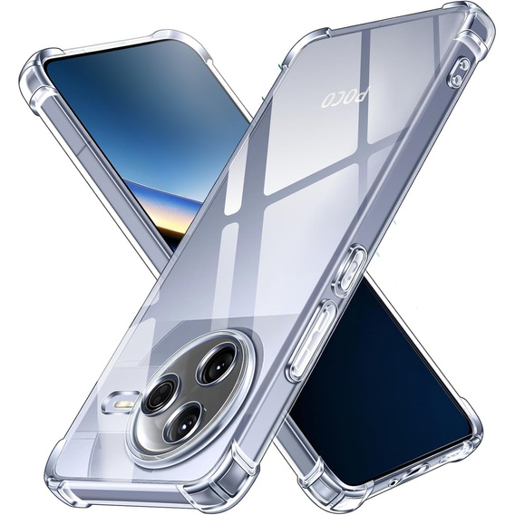 Pouzdro pro Xiaomi Poco F7 Pro, Dropproof, průhledné