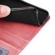 Klopové pouzdro pro Realme C67, Leather Wallet, růžové rose gold