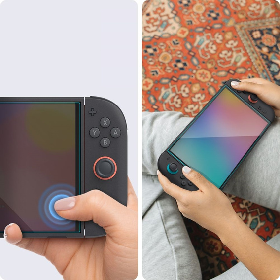 Ochranné sklo Spigen Glas.tR EZ Fit 2-Pack pro Nintendo Switch 2 – Čiré