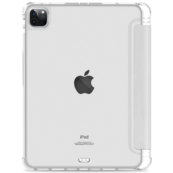 Pouzdro pro iPad Pro 11 2022 / 2021 / 2020, Smartcase Hybrid, se slotem na stylus, šedé