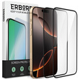 2x Hybridní sklo ERBORD Ceramic pro iPhone 17 Pro/17/16 Pro