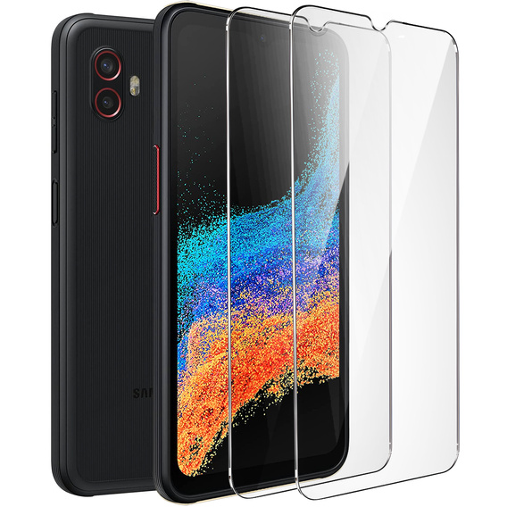 2x tvrzené sklo pro Samsung Galaxy Xcover 6 Pro, ERBORD 9H Hard Glass na displeji