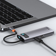 6-v-1 dokovací stanice USB-C Metal Gleam Series pro zařízení s USB-C