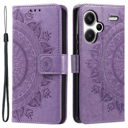 Klopové pouzdro pro Xiaomi Redmi Note 13 Pro+, Mandala, fialové