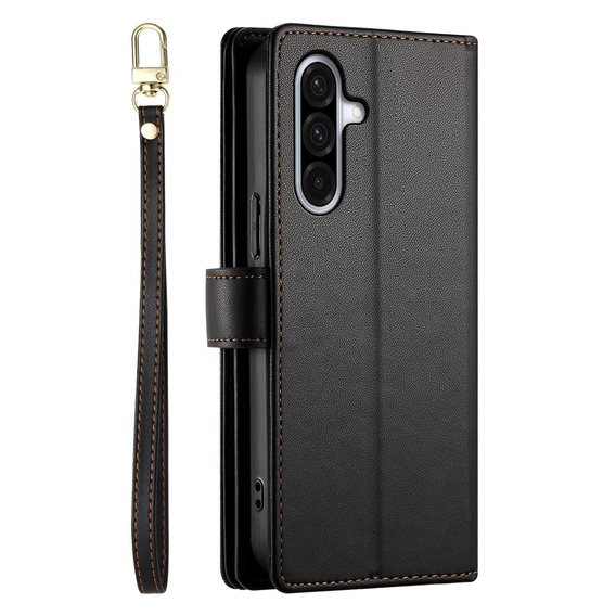 Flipové pouzdro Wallet Zipper Pocket pro Samsung Galaxy A17 5G, Wallet Zipper Pocket, černé