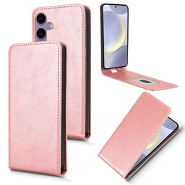 Klopové pouzdro pro Samsung Galaxy S25, Flip, růžové