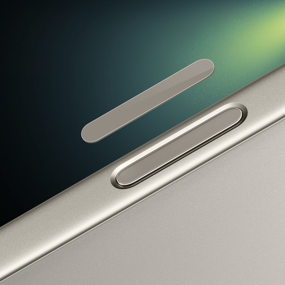 2x sklo ovládacího tlačítka fotoaparátu NORTHJO pro iPhone 16 / 16 Plus / 16 Pro / 16 Pro Max, béžové