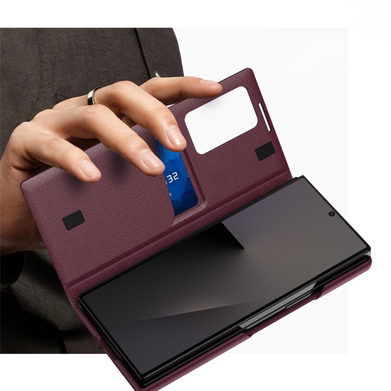 Pouzdro s klopou Smart View Wallet pro Samsung Galaxy Z Fold7 5G