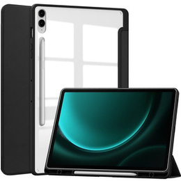 Pouzdro pro Samsung Galaxy Tab S9 FE+ Plus, Smartcase Hybrid, se slotem na stylus, černé