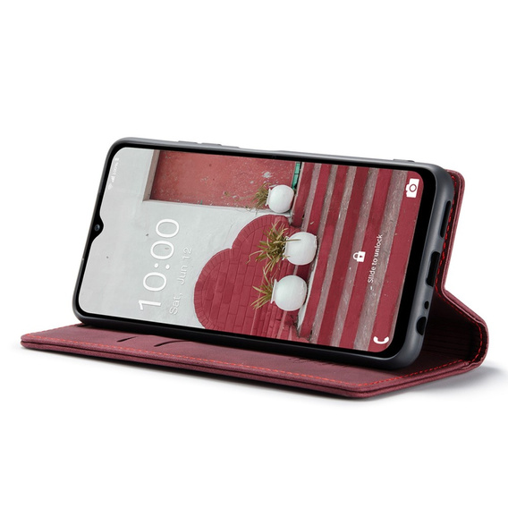 Pouzdro CASEME pro Samsung Galaxy M33 5G, Leather Wallet Case, kaštanové